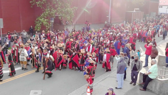 Grand entrance parade